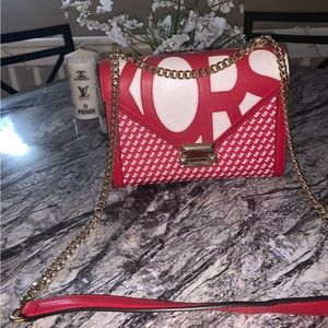 Red crossbody